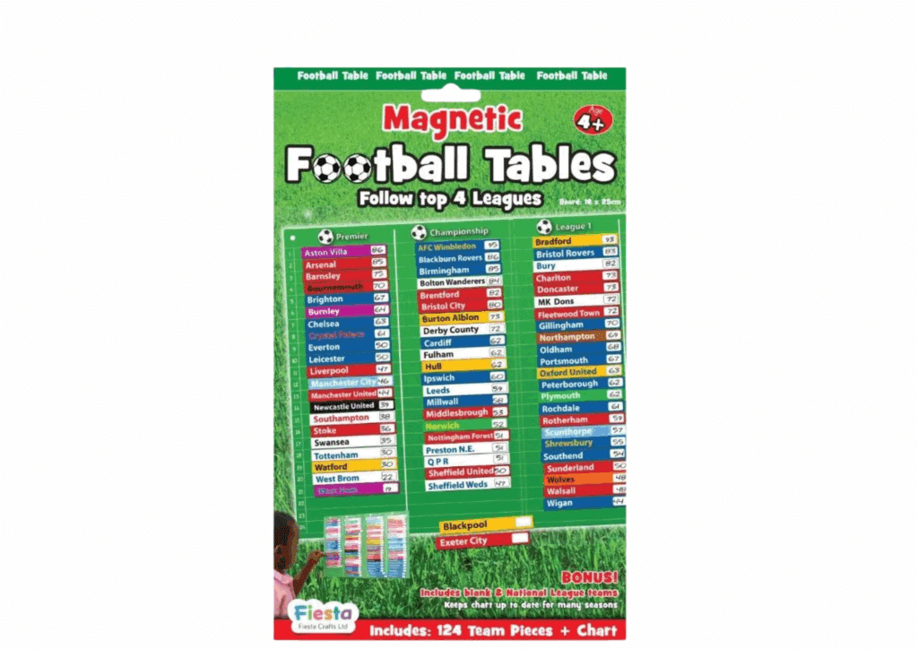 Magnetic Football Chart for Kids | Jollybox