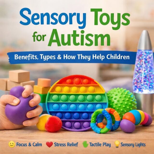 Our new blog is out on our website!📌. It includes what sensory toys are best for autism, the different types and how they help children. 💚💙 Website link in bio 🔗 #sensorytoys #autism #helpfulblog #jollybox #sensorylearning 💚💙